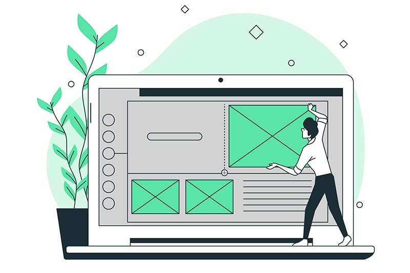 разработка интерфейса сайта