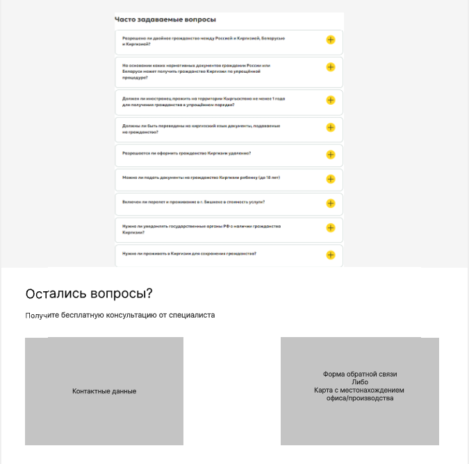 Прототип сайта